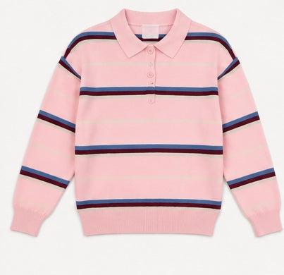 Sudadera Polo Rayada