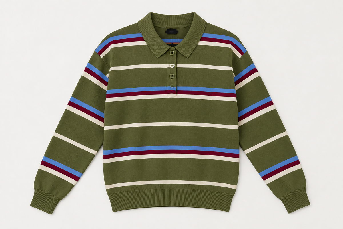 Sudadera Polo Rayada