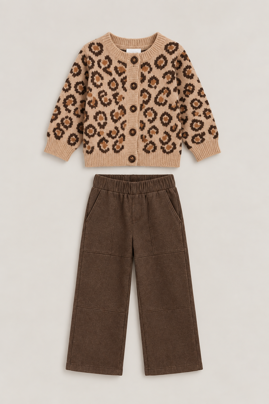 Conjunto de 2 Piezas, Leopardo