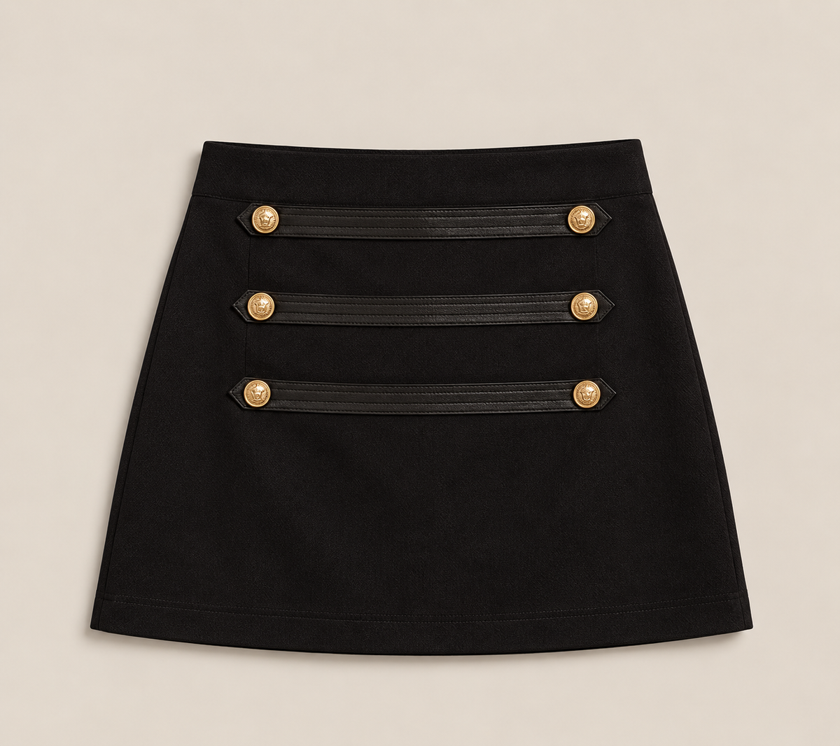 Falda Short con Botones