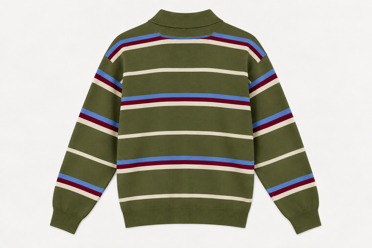 Sudadera Polo Rayada