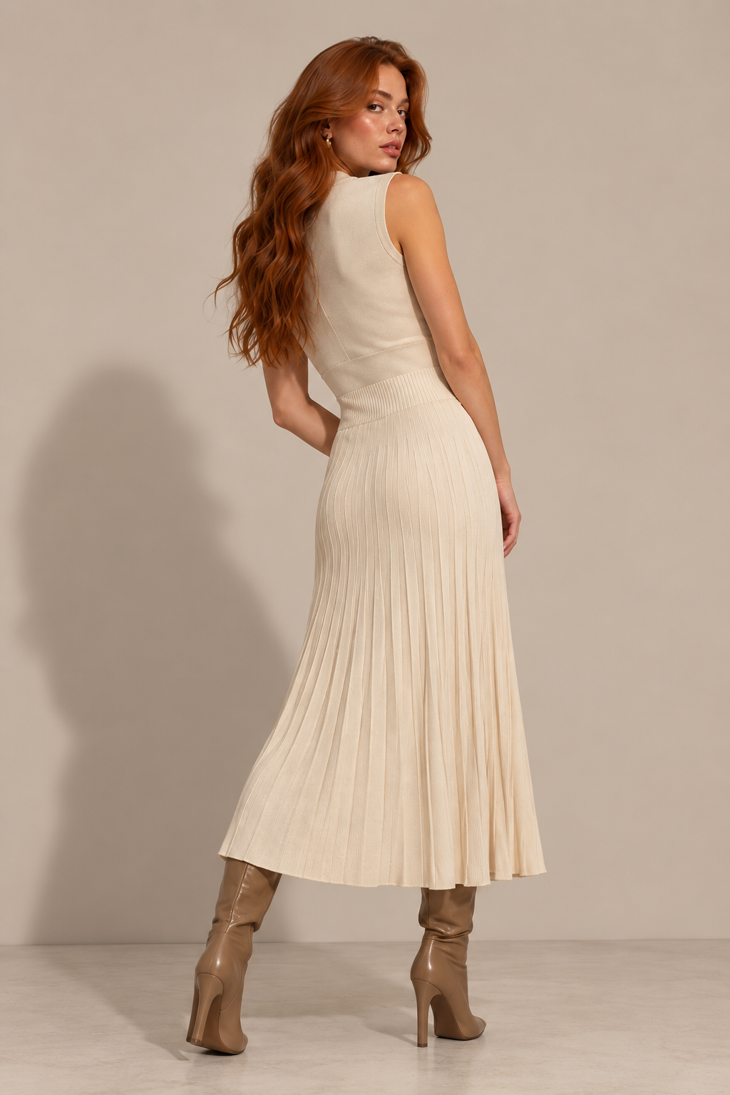 Vestido Largo Tejido