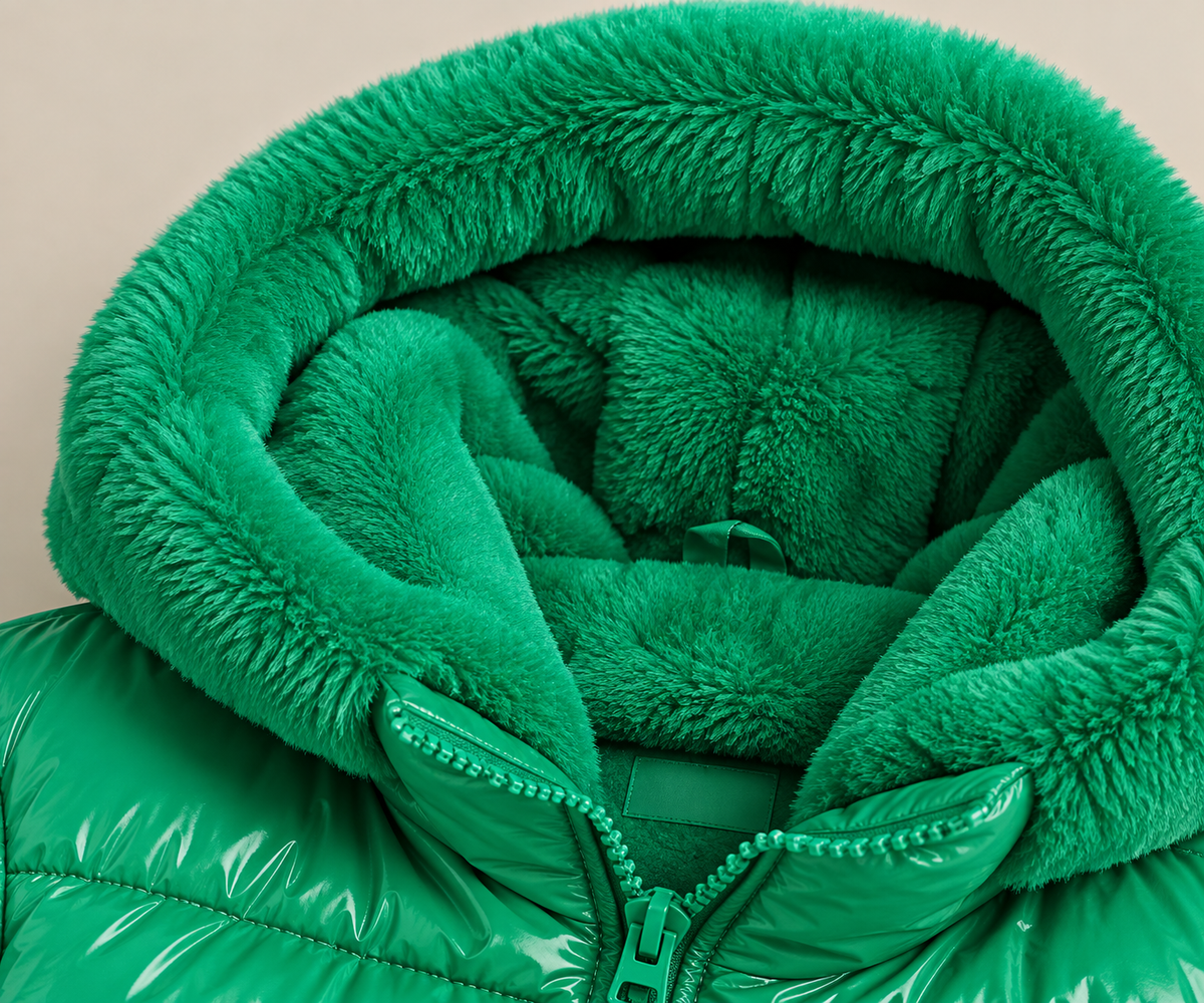 Chamarra Acolchonada Con Gorro