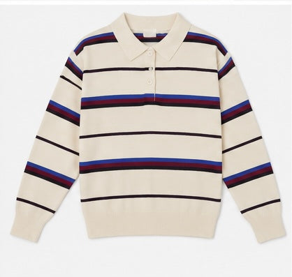 Sudadera Polo Rayada