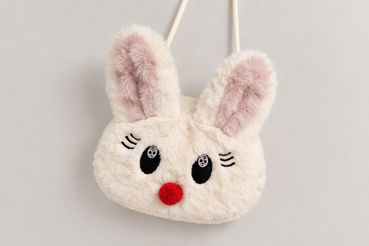 Chamarra en Tejido Peluche con Bolsa