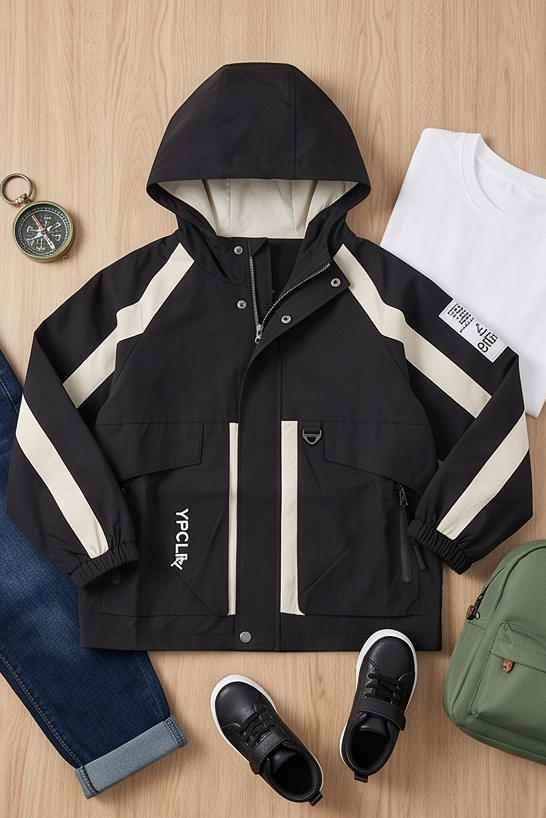 Explorer Kid - Chamarra Impermeable