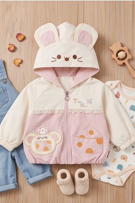 Mini Bear - Chamarra Impermeable