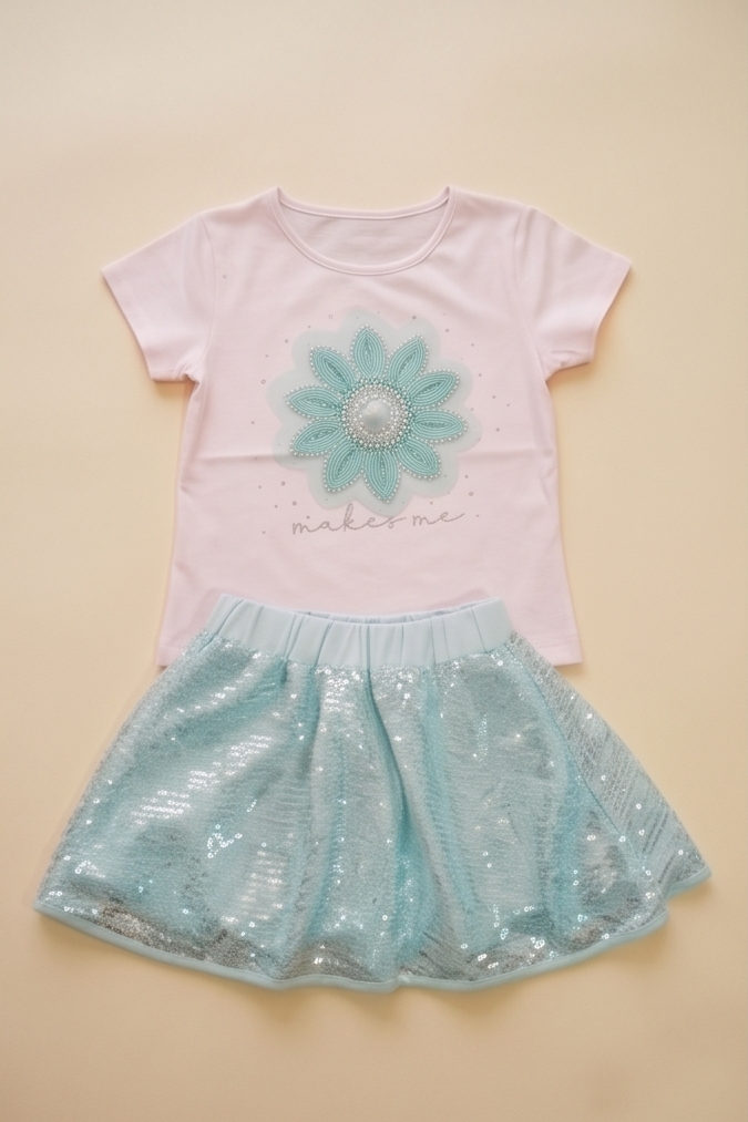 Conjunto Flor Brillante
