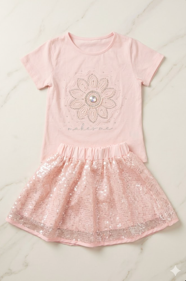 Conjunto Flor Brillante